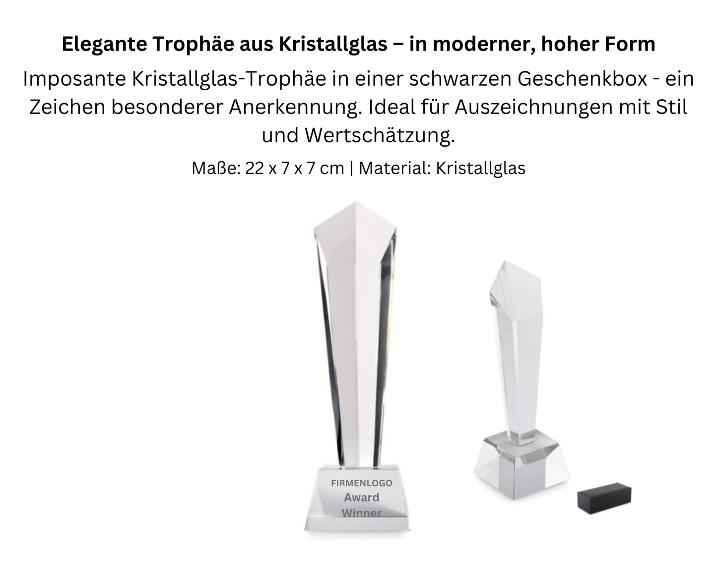 AUSZEICHNUNG x TROPHÄE - Glaspokal mit Nusscreme und Pralinen | Layana Life – nachhaltige Firmengeschenke