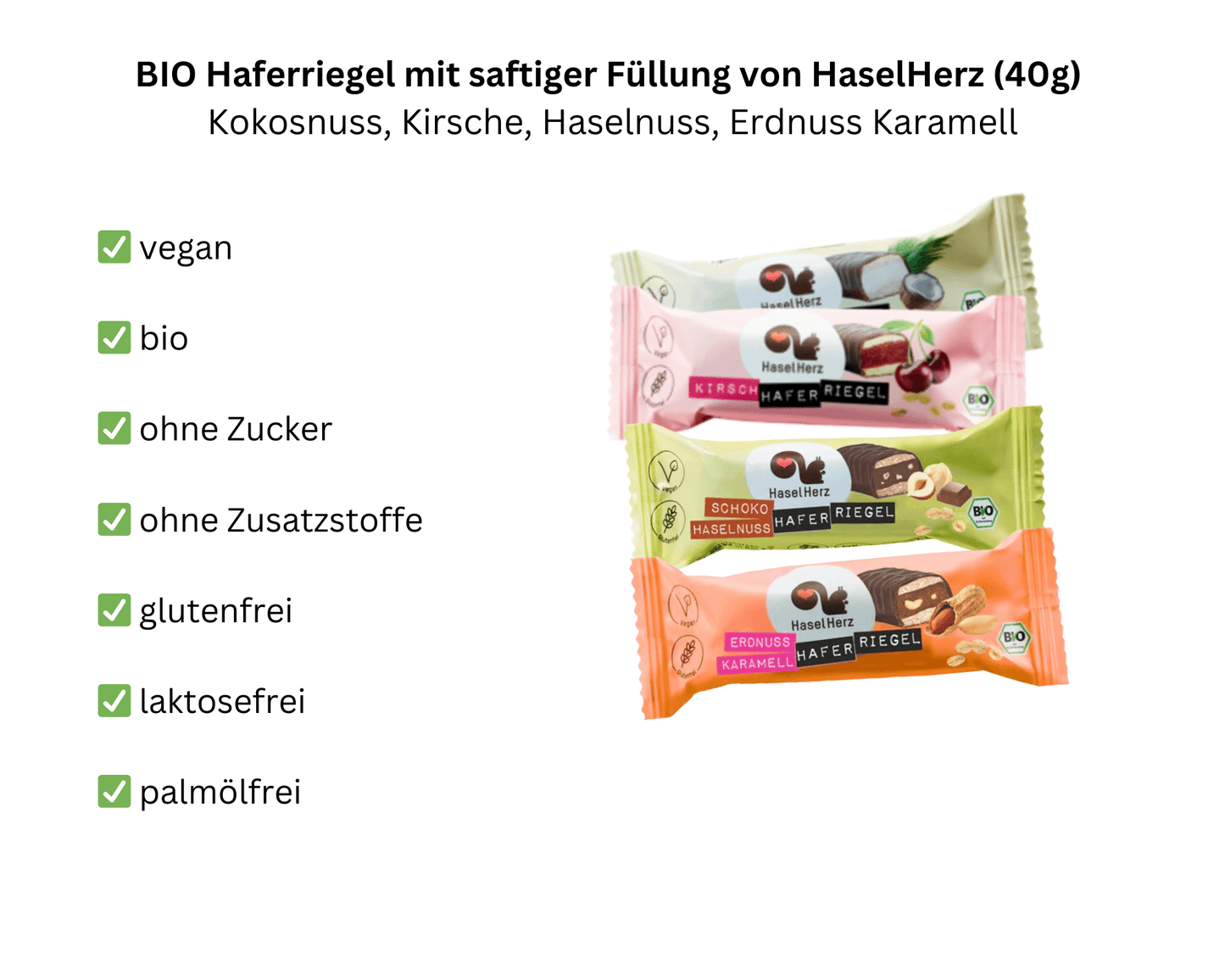 BIO X HAFER - Haferriegel von HaselHerz | Layana Life – nachhaltige Firmengeschenke