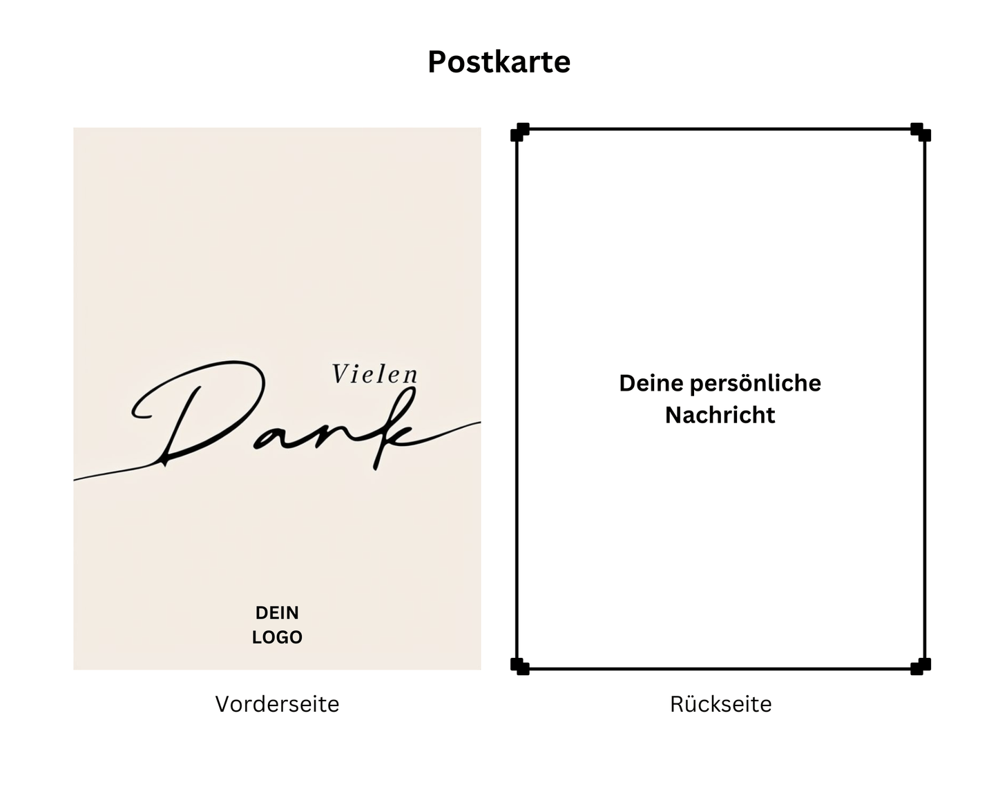 GREETS x DANKE – Grußkarte „Vielen Dank“ | Layana Life – nachhaltige Firmengeschenke