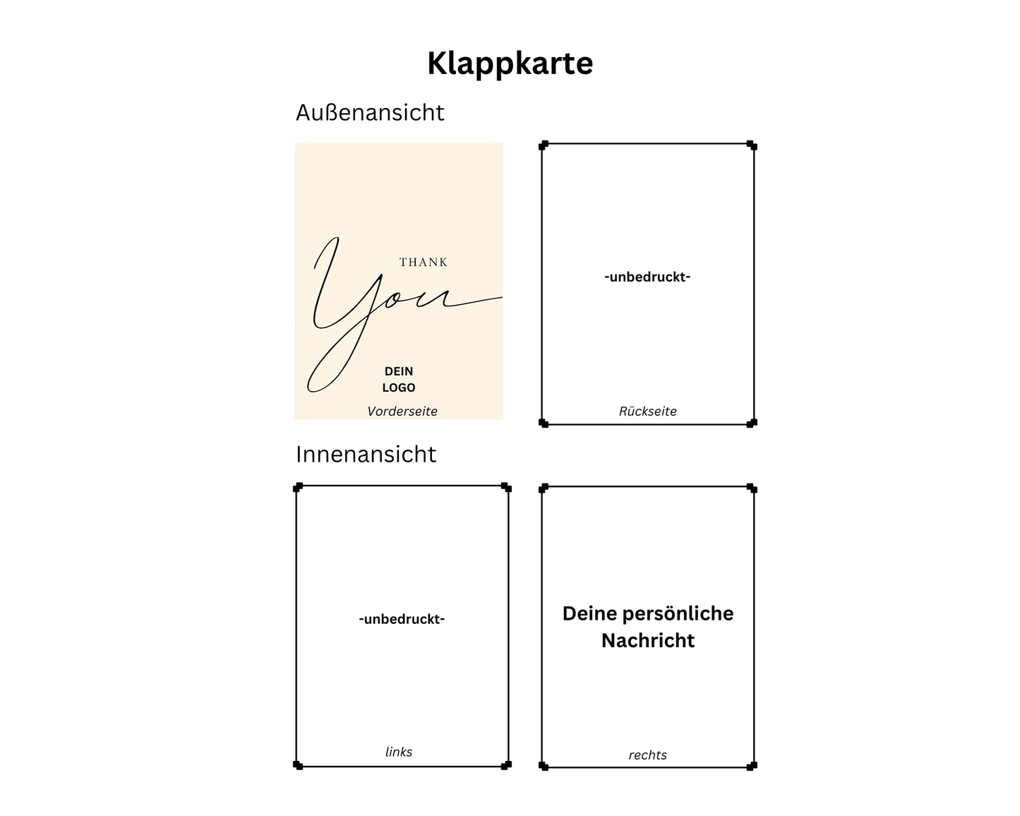 GREETS x THANK YOU – Grußkarte „Thank you“ | Layana Life – nachhaltige Firmengeschenke