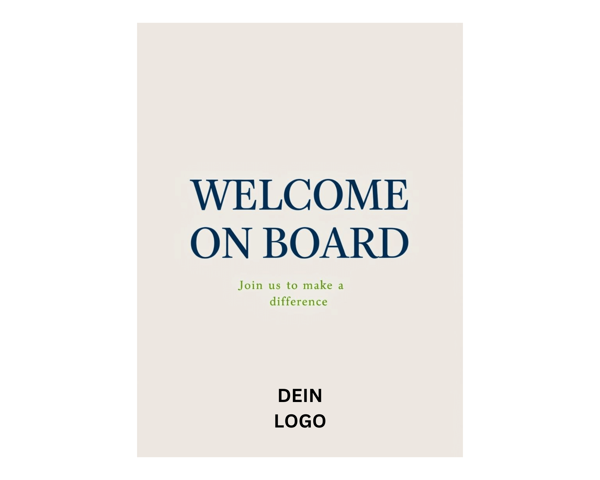 GREETS x WELCOME – Grußkarte „Welcome on Board“ Onboarding | Layana Life – nachhaltige Firmengeschenke