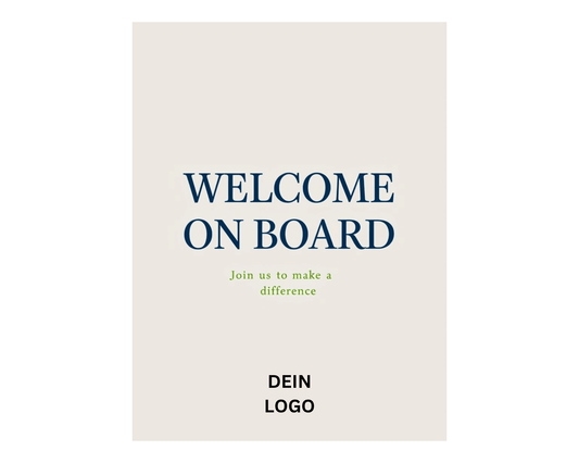 GREETS x WELCOME – Grußkarte „Welcome on Board“ Onboarding | Layana Life – nachhaltige Firmengeschenke