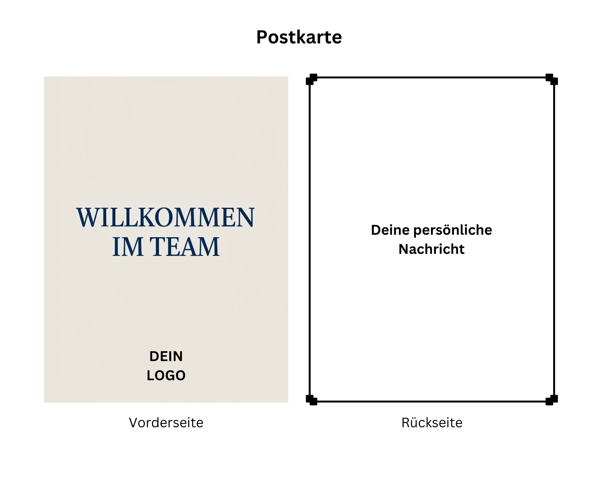 GREETS x WILLKOMMEN – Grußkarte „Willkommen im Team“ Onboarding | Layana Life – nachhaltige Firmengeschenke