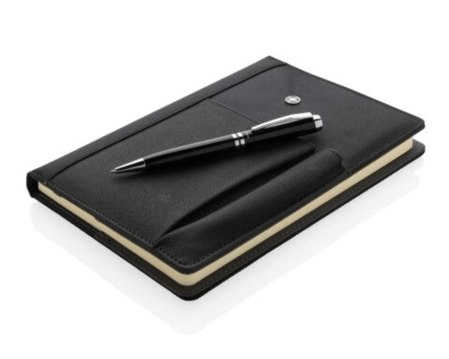 NOTES x EXEC – Notizbuch mit Stift - und Smartphone - Halterung | Layana Life – nachhaltige Firmengeschenke