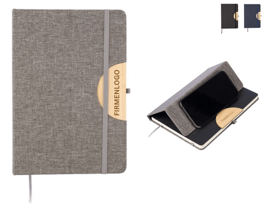 NOTES x SMART – Notizbuch mit Smartphone - Halterung | Layana Life – nachhaltige Firmengeschenke