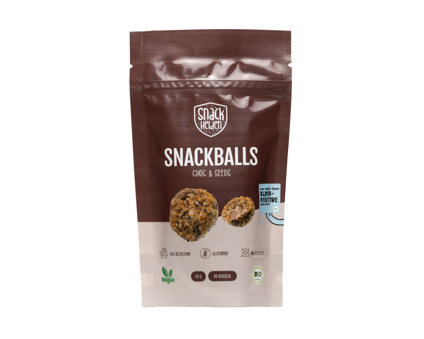 Snackhelden Snack mit Schokolade und Samen gesund ausgewogen Layana Life Snackbox