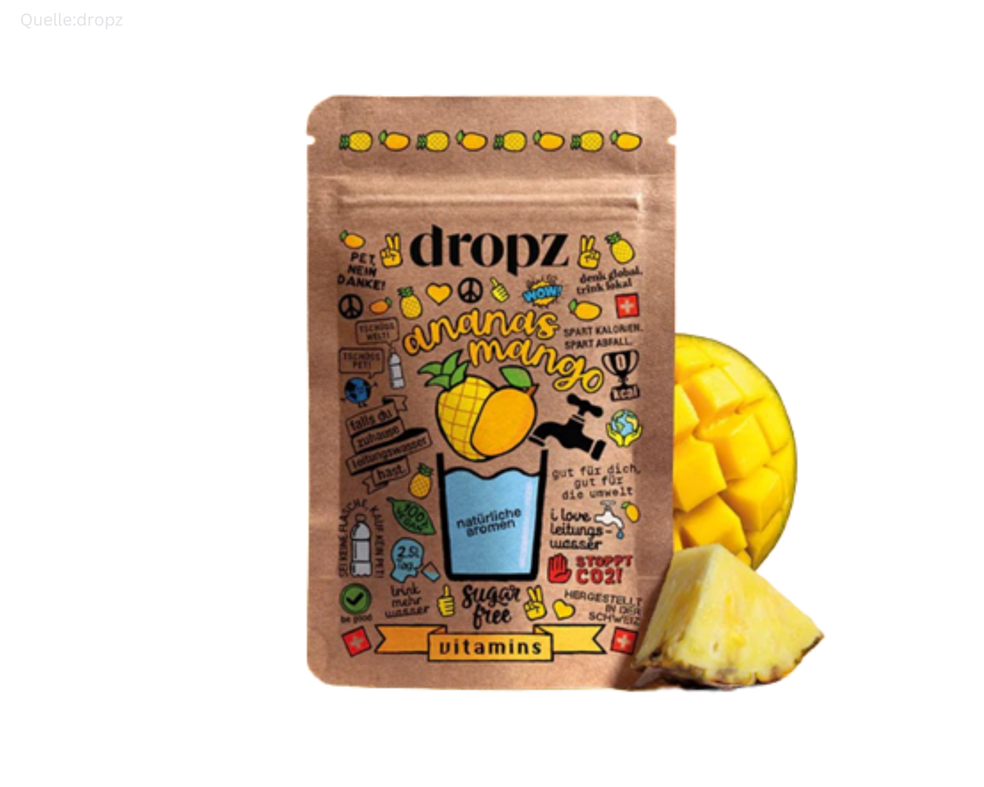 Dropz Layana Life Wasserdrops Zuckerfrei gesund ausgewogen snackbox Getränk