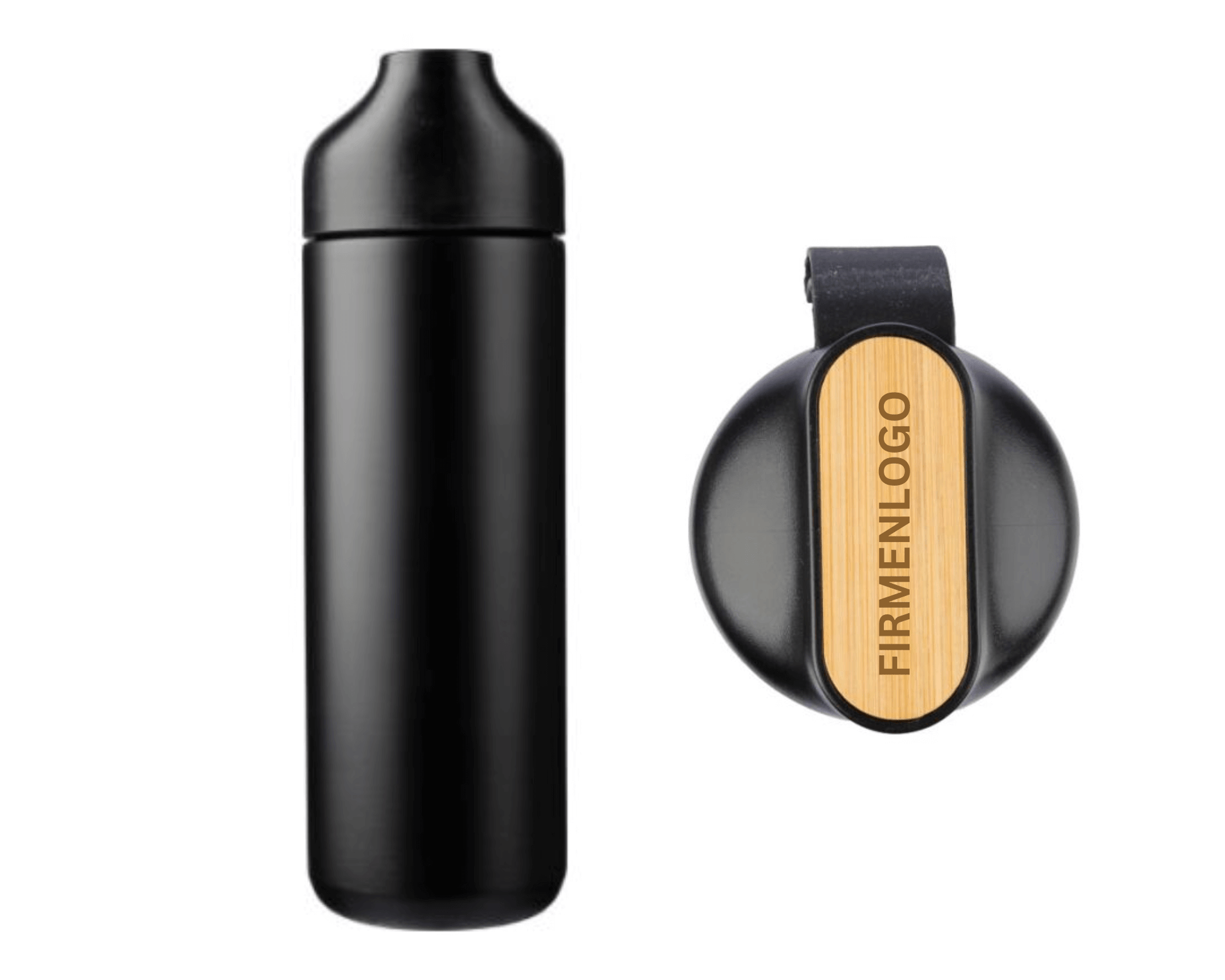 BLACK x PREMIUM - Thermosflasche, Notizbuch und Kugelschreiber | Layana Life – nachhaltige Firmengeschenke