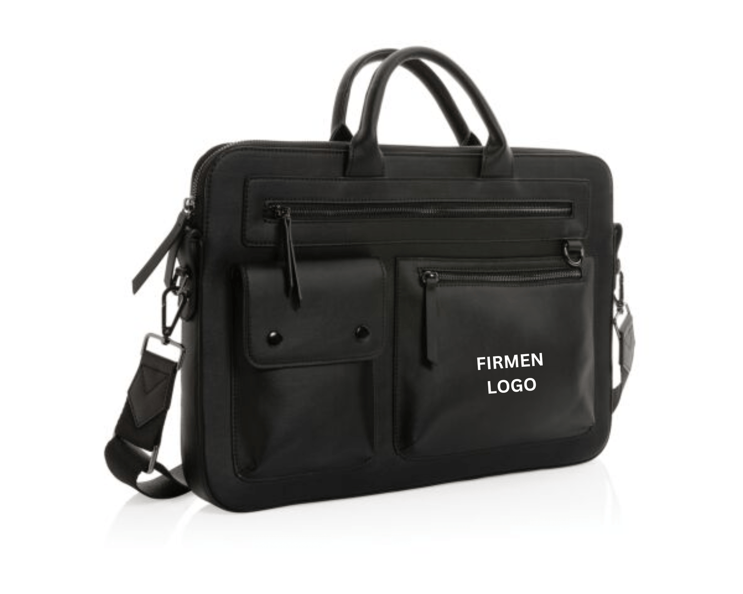 ECO BAG x LAPTOP – Nachhaltige und vegane Laptop - Tasche - schwarz | Layana Life – nachhaltige Firmengeschenke