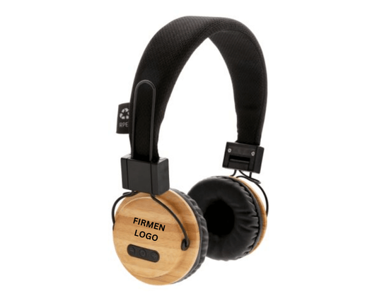 ECO SOUND x BAMBUS - Wireless Kopfhörer mit Mikrofon | Layana Life – nachhaltige Firmengeschenke