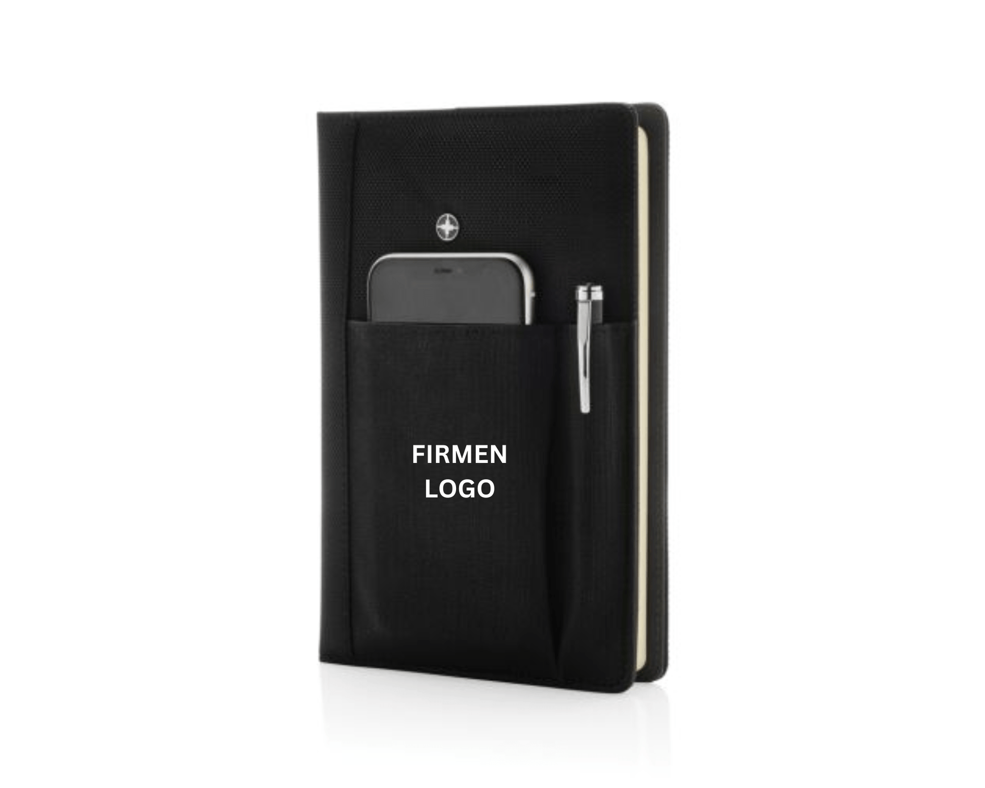 EXEC x PREMIUM – Laptop - Tasche, Isolierflasche, Notizbuch, Kaffee und Snack - schwarz | Nachhaltige Firmengeschenke