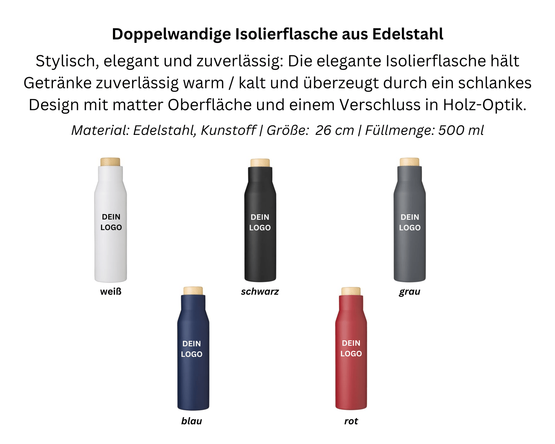 EXEC x PREMIUM – Laptop - Tasche, Isolierflasche, Notizbuch, Kaffee und Snack - schwarz | Nachhaltige Firmengeschenke