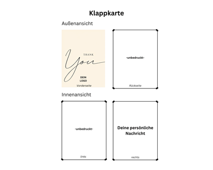 GREETS x THANK YOU – Grußkarte „Thank you“ | Layana Life – nachhaltige Firmengeschenke