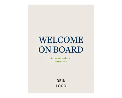GREETS x WELCOME – Grußkarte „Welcome on Board“ Onboarding | Layana Life – nachhaltige Firmengeschenke