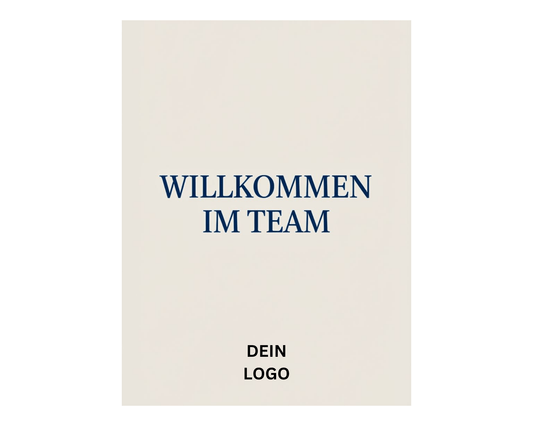 GREETS x WILLKOMMEN – Grußkarte „Willkommen im Team“ Onboarding | Layana Life – nachhaltige Firmengeschenke