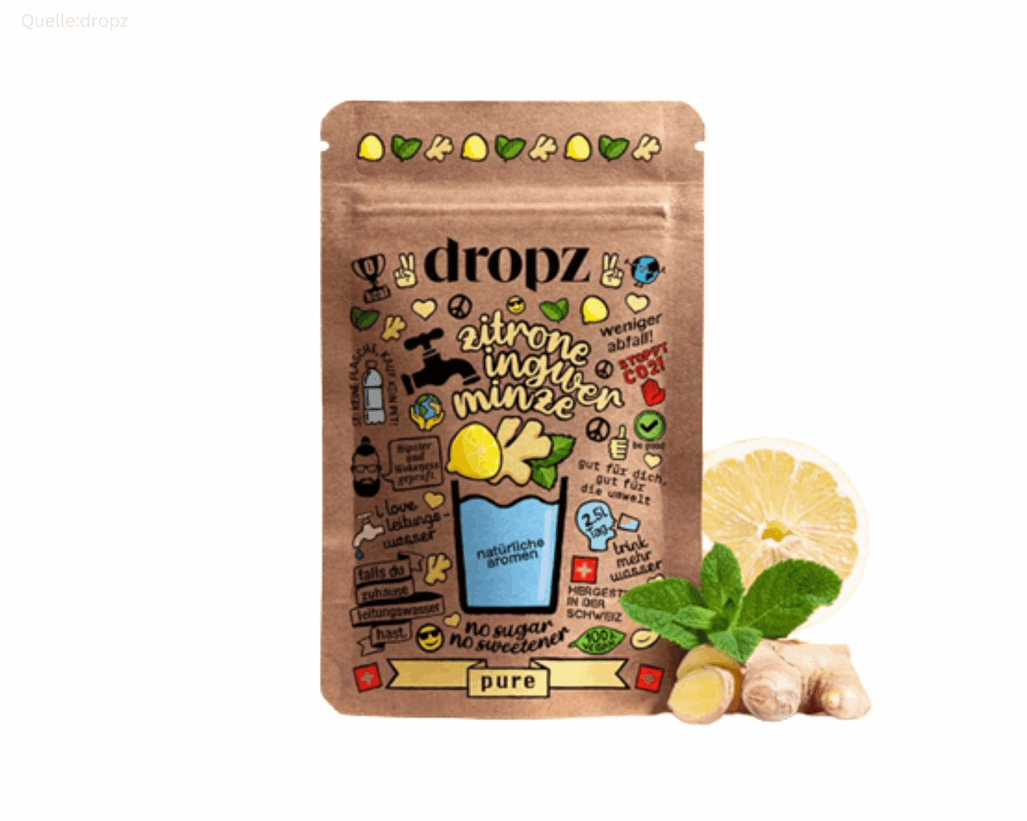 VITAMIN x WASSER - Wasser Drops mit Geschmack von dropz | Layana Life – nachhaltige Firmengeschenke