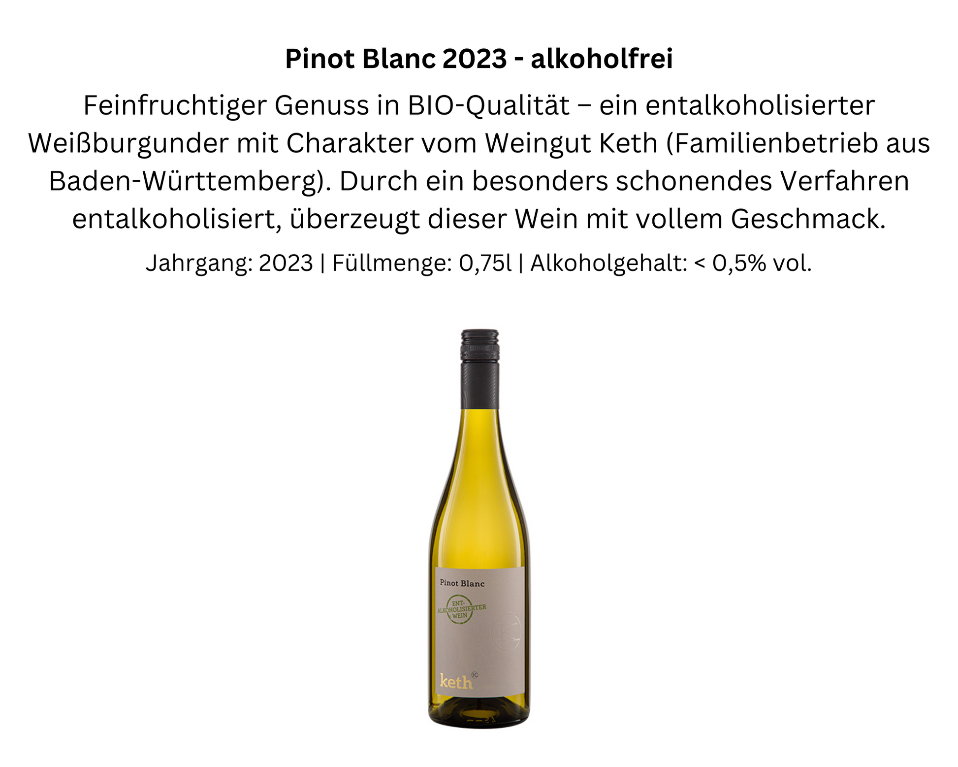 wein pinot blanc 2023 alkoholfrei keth 2
